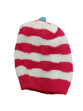 Little Angels Little Angels Baby Wool Striped Pull-On Beanie Cap with Pom Pom For Baby Boys and Girls Cap, Socks & Mittens Handcrafted Striped Winter Beanie